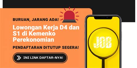 Lowongan Kerja D Dan S Di Kemenko Perekonomian Ini Syaratnya