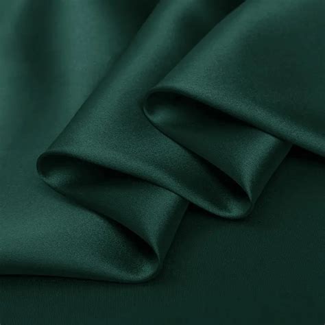 Beryl Green Charmeuse Fabric Pure Silk For Fashion Ytfabric