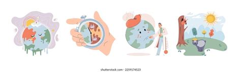 Global Warming High Temperature Hot Weather Stock Vector Royalty Free 2223635105 Shutterstock