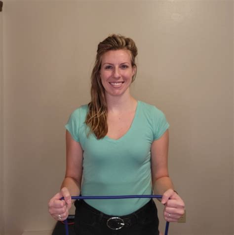 Star Exercise Of The Week Shoulder External Rotation With A Resistance Band Rangemaster