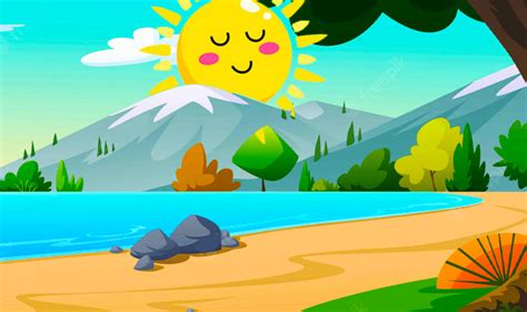 Sunny, the kind Sun Story for kids + Audio - Moonzia