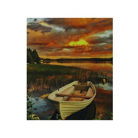 Алмазная мозаика 30*40 см полная выкл. (уп. 1 наб.) GB76428 "Лодка у ...