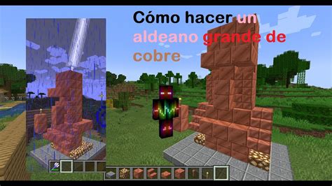 C Mo Hacer Una Estatua De Aldeano En Minecraft Youtube