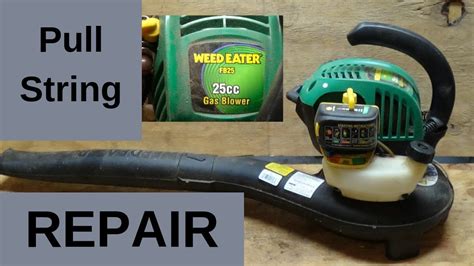 Weedeater Pull String Repair Fb Youtube