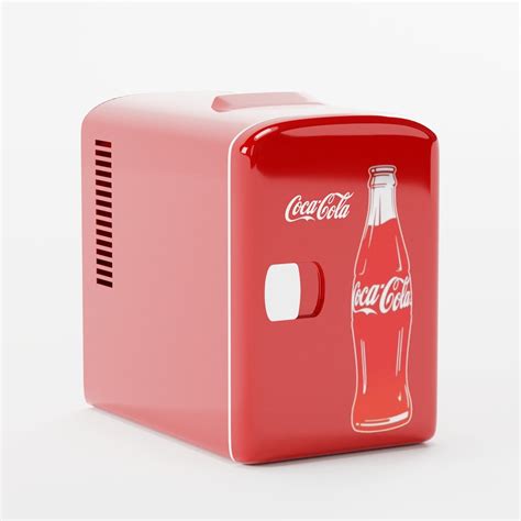 Coca Cola Classic Mini Fridge Cooler Kitchen Storage Spaces Models