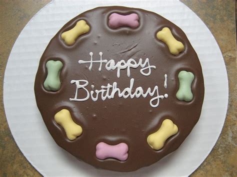 Gourmet Dog Treats Dog Birthday Cake Round By Twotailsdogbakery