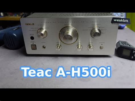 Teac A H500i Repair YouTube