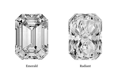 Radiant Vs Emerald Cut Understanding The Differences And Choosing The