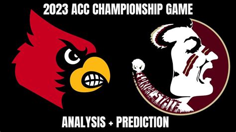 2023 Acc Championship Game Louisville Cardinals Vs Florida State