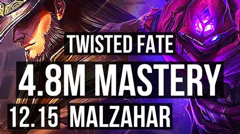 Twisted Fate Vs Malzahar Mid M Mastery Games Euw