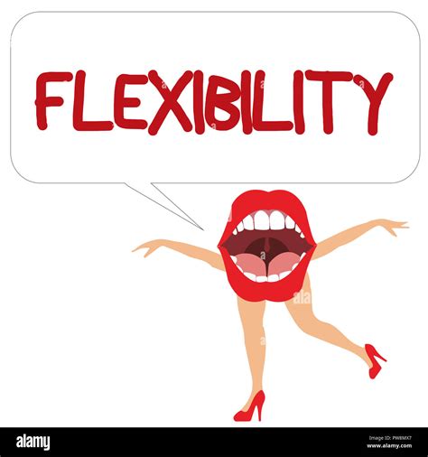 Word Writing Text Flexibility Business Concept For Quality Of Bending