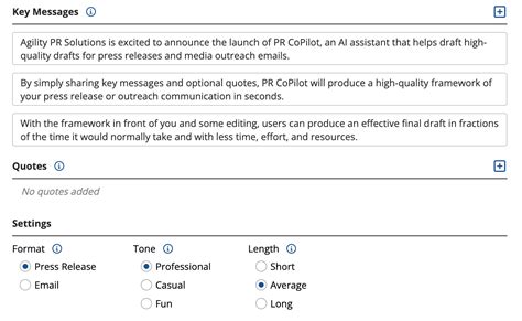 Pr Copilot Agility Pr Solutions