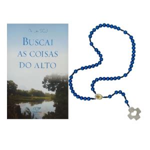 Kit Terço e Livro Buscai as Coisas do Alto Padre Léo