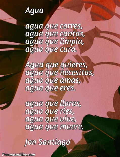 POESÍA LA GOTA DE CUCHO EL AGUA