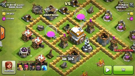 Clash Of Clans Ayuntamiento Nivel 5 Ataque Arqueras YouTube