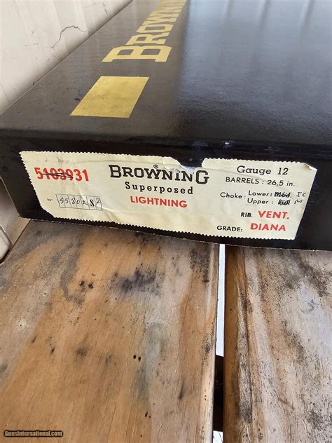 Browning Superposed Diana New In Box