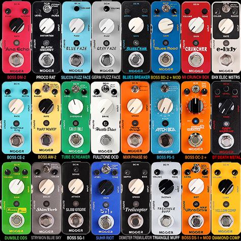 Guitar Pedal X News Mooer Mini Pedals Vs Onecontrol Vs Tone City Vs