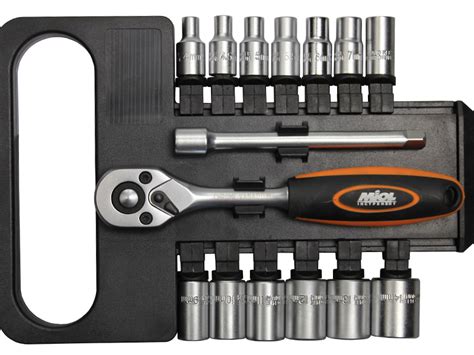 Торцевые головки 1/4″ 4-14мм с трещоткой Miol 58-155 купить в E-1