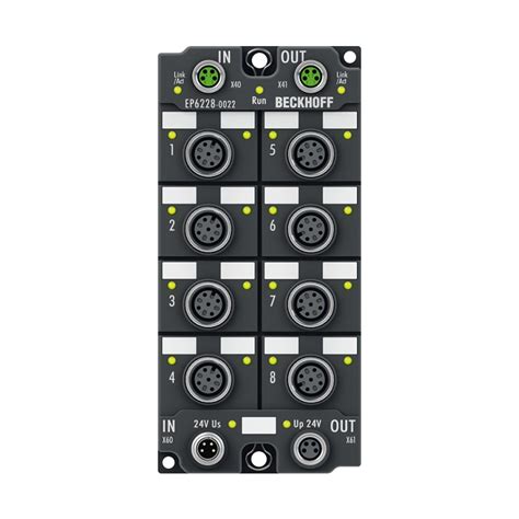 EP6228 0022 EtherCAT Box 8 Channel Communication Interface IO Link