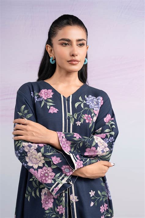 Printed Khaddar Shirt – m/basics by Maria.B. (PK)