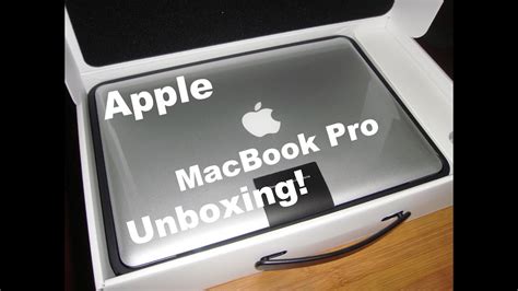 Apple Unibody Macbook Pro Unboxing Hands On First