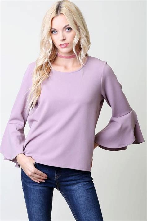 A Transitional Top For All Seasons This Beautiful Light Lavender Top