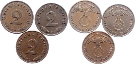 Drittes Reich 2 Reichspfennig 1940 A Sehr schön vorzüglich MA Shops