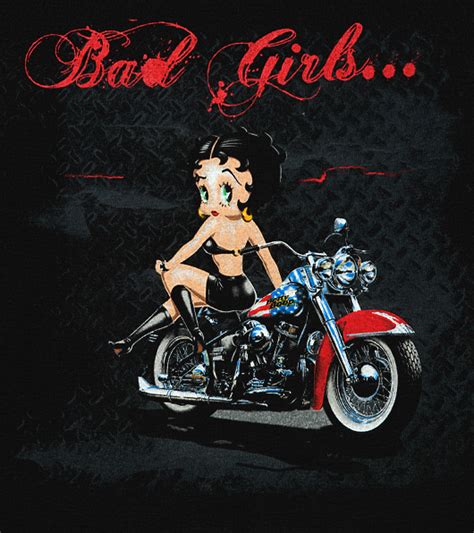 Betty Boop Motorcycle Wallpaper