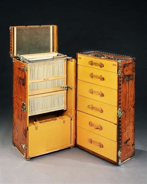 All Leather Wardrobe Trunk By Louis Vuitton For Sale At 1stdibs