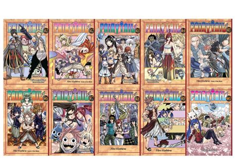 Fairy Tail Manga Series Collection By Hiro Mashima Set Paperback