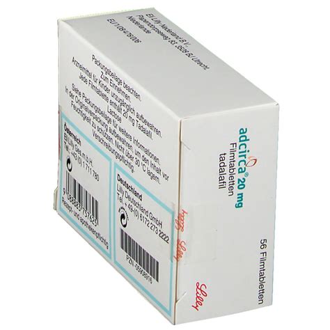 Adcirca® 20 Mg 56 St Mit Dem E Rezept Kaufen Shop Apotheke