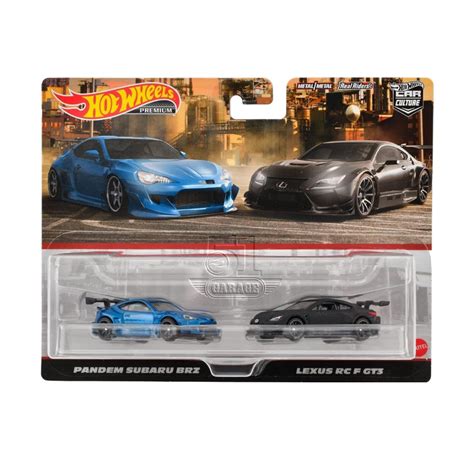 Japan Card Hot Wheels Premium Twin Pack Pandem Subaru Brz Lexus Rc F Gt Shopee Malaysia