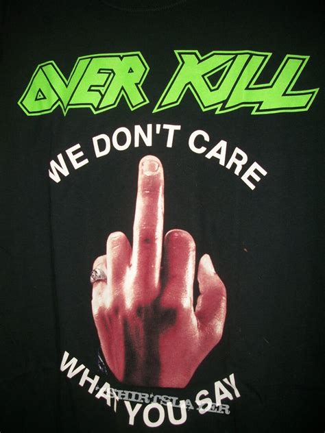Overkill Fuck You Tshirtslayer Tshirt And Battlejacket Gallery
