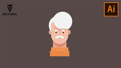 Flat Character Design In Adobe Illustrator Step By Step Drawing Tutorial For Beginners Youtube