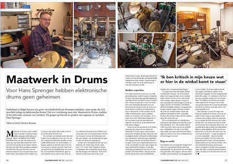 Winkelbezoek Aan Maatwerk In Drums In Leerdam Slagwerkkrant Nl