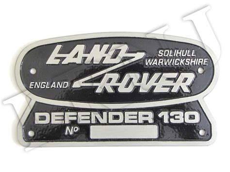 Land Rover Solihull Warwickshire England Defender Original Badge