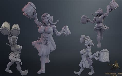 Artstation Dnd Fantasy Barmaid Bar And Barmaids Collection