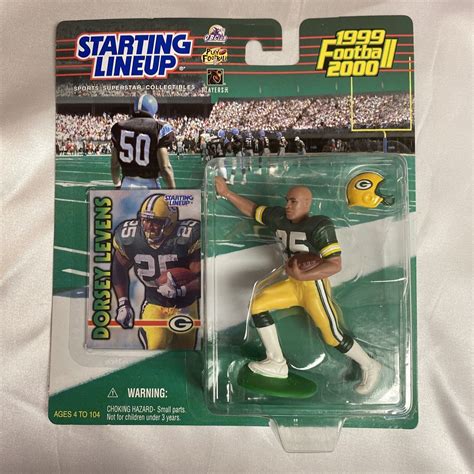 Dorsey Levens Starting Lineup Action Figure Green Bay Packers Ebay