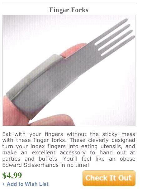 Amazing Finger Forks From Amazon Eating Utensils Fork Utensils