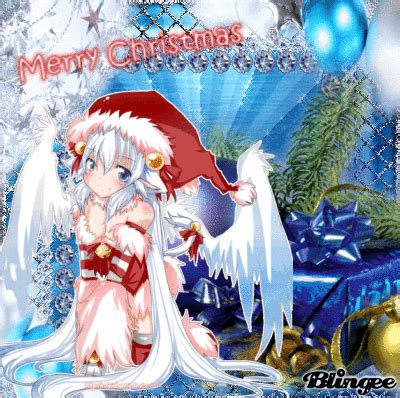 Merry Christmas anime angel Picture #119337183 | Blingee.com