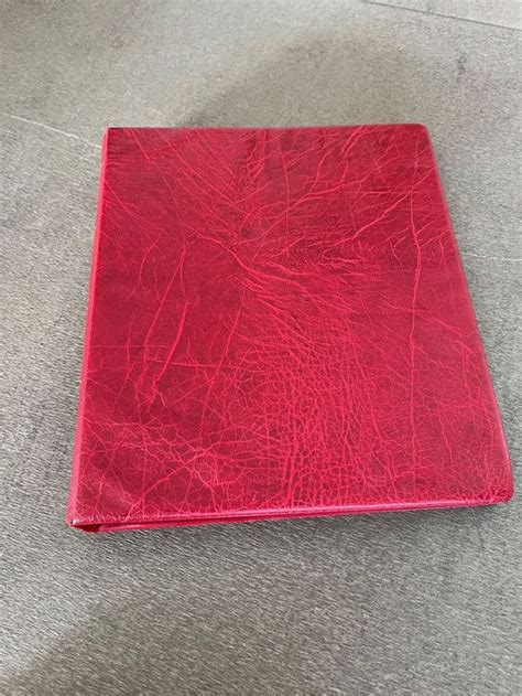 Leuchtturm Binder Mit Vierer Einlegeh Llen Rot Kaufen Auf Ricardo