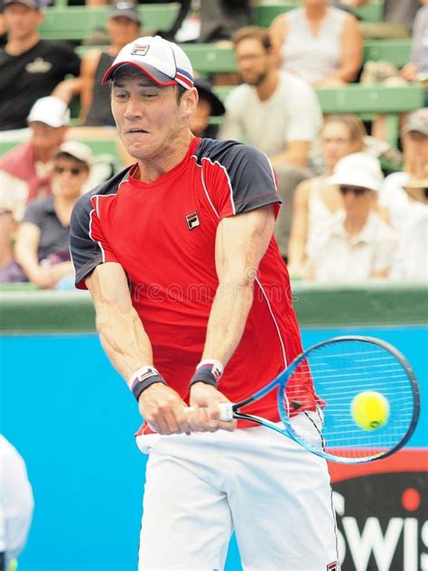 Tennis Player Matthew Ebden Preparing For The Australian Open At The