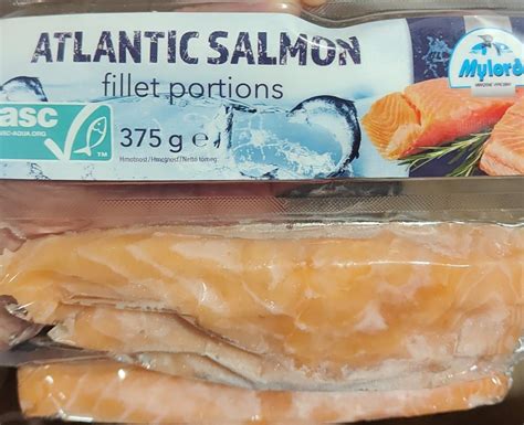 Atlantic Salmon Fillet Portions Mylord Kal Rie Kj A Nutri N Hodnoty