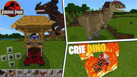 Saiu Melhor Addonmod De Dinossauros E DragÕes Para O Minecraft Pe