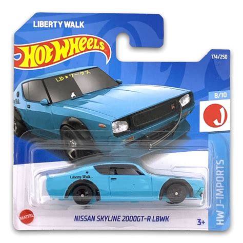 Miniatura Carrinho Hot Wheels Nissan Skyline Gt R Lbwk Liberty Walk Hw J Imports