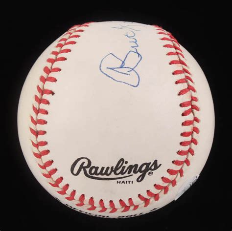 Buck Leonard Signed Onl Baseball Jsa Coa Pristine Auction