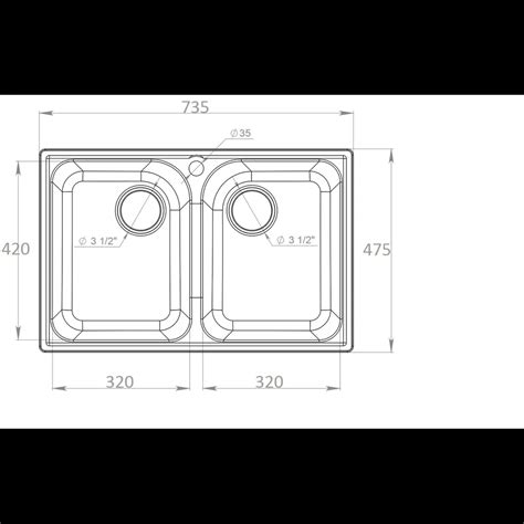 Мойка для кухни врезная Delinia 73.5x47.4 см глубина чаши 18 см кварц ...