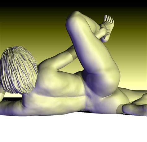 Corazon Nude Female Figurine Ready For D Printing Miniature D Stl Naked Woman Sculpture