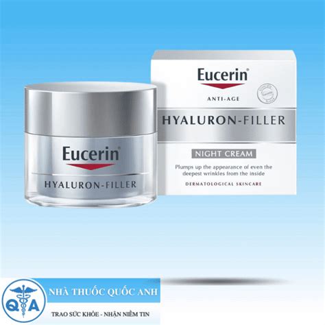 Eucerin Anti Age Hyaluron Filler Night Cream Ngăn Ngừa Lão Hóa Ban Đêm