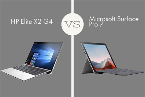 HP Elite x2 G4 vs Microsoft Surface Pro 7: Which to Buy? | The World's ...